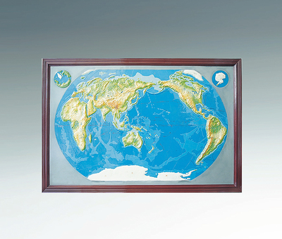 34023-世界立体地形模型-30410001101-世界立体地形模型